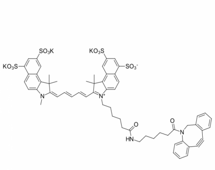 水溶性Cy5.5 DBCO.png 水溶性Cy5.5 DBCO.png