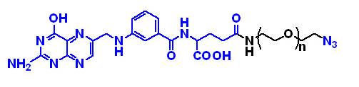 Folic acid-PEG-Azide Folic acid-PEG-Azide