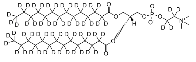 14:0 PC-d58|1,2-dimyristoyl-d54-sn-glycero-3-phosphocholine-1,1,2,2-d4 14:0 PC-d58|1,2-dimyristoyl-d54-sn-glycero-3-phosphocholine-1,1,2,2-d4