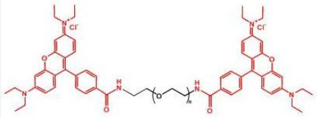 Rhodamine-PEG-Rhodamine ;二罗丹明聚乙二醇;RB-PEG-RB Rhodamine-PEG-Rhodamine ;二罗丹明聚乙二醇;RB-PEG-RB