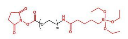 NHS-PEG-Silane;活性酯聚乙二醇硅烷;Silane-PEG-NHS NHS-PEG-Silane;活性酯聚乙二醇硅烷;Silane-PEG-NHS