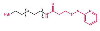 NH2-PEG-OPSS;氨基聚乙二醇巯基吡啶;PDP-PEG-NH2 NH2-PEG-OPSS;氨基聚乙二醇巯基吡啶;PDP-PEG-NH2