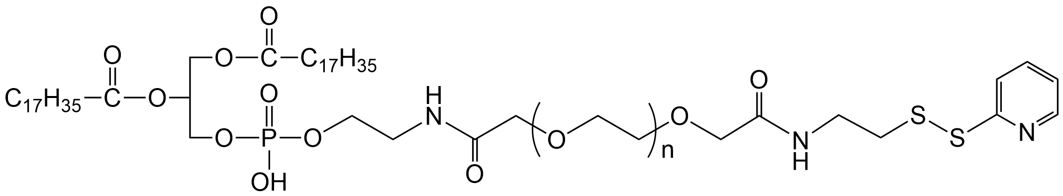 磷脂-聚乙二醇-琥珀酰丙酸二硫代吡啶酯，DSPE-PEG2000-SPDP