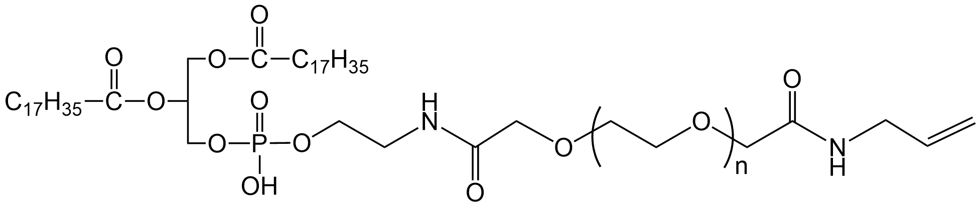DSPE-PEG-Acrylate，磷脂-PEG-丙烯酸酯修饰脂质