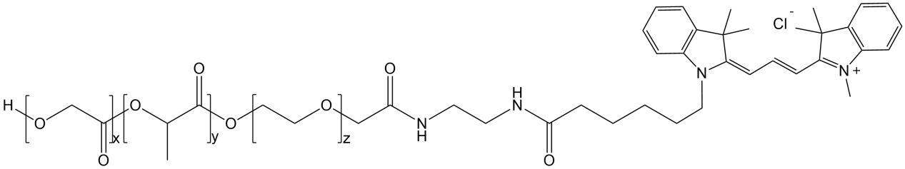 PLGA-PEG-CY3，聚乳酸-羟基乙酸-聚乙二醇-CY3