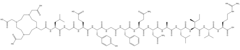 DOTA-LGEYGFQNALIVR-OH DOTA-LGEYGFQNALIVR-OH