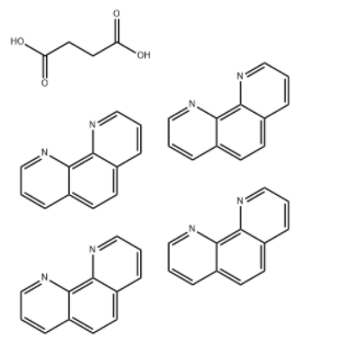 Butanedioic acid, compd. with 1,10-phenanthroline (1:4) 